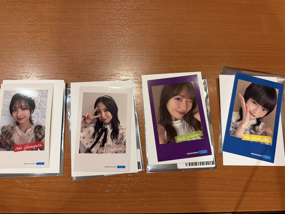 nonodaoda's tweet photo. モーニング娘。'26 超 Heartful 11
コレクションセルフィーステッカー

譲　白　弓桁、櫻井
　　メンカラ　野中、山﨑

求　小田が写っているものor定価

今日の公演もしくはプロフの現場にて取引希望しております https://t.co/Tbgc3AnZHb