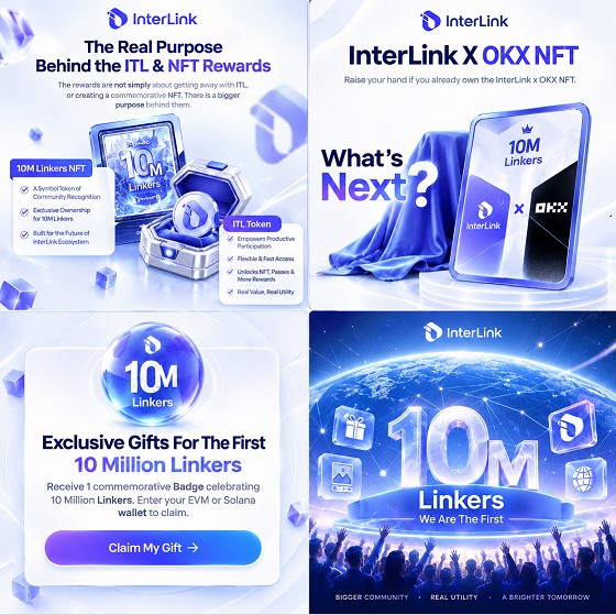 fyadbkhsh59793's tweet photo. π 10M Linkers is just the beginning.
Explore the InterLink ecosystem, discover new utilities, and see whatβs next. ππ
Ready to explore?
π« Referral: 19961375
What would you explore first on InterLink? π#InterLink #Linkers #First10M #ITL #Web3 #Blockchain https://t.co/Lius4U7o2R