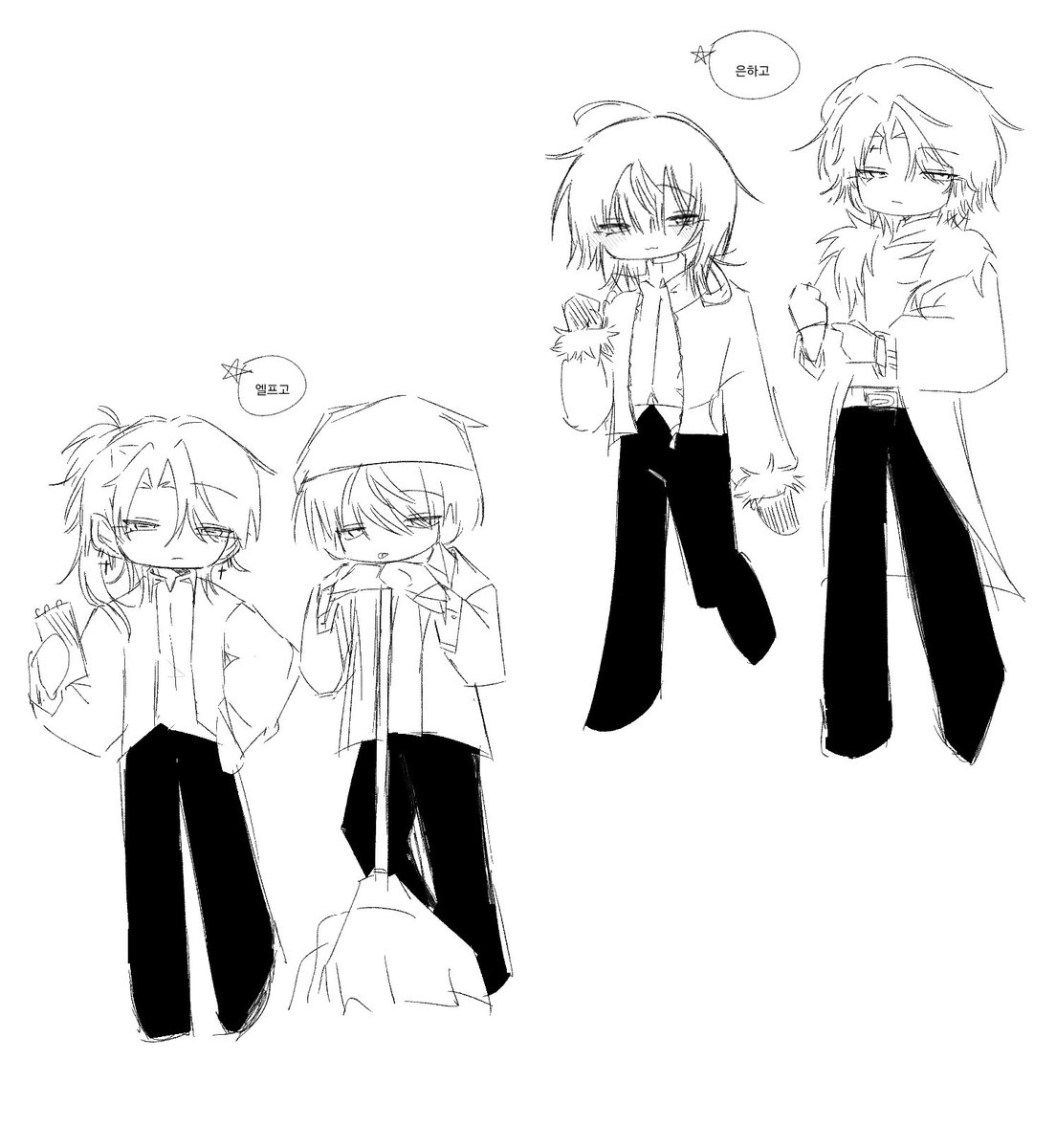0_pid1's tweet photo. 은하고×엘프고 AU!! https://t.co/9t9txWa2lk