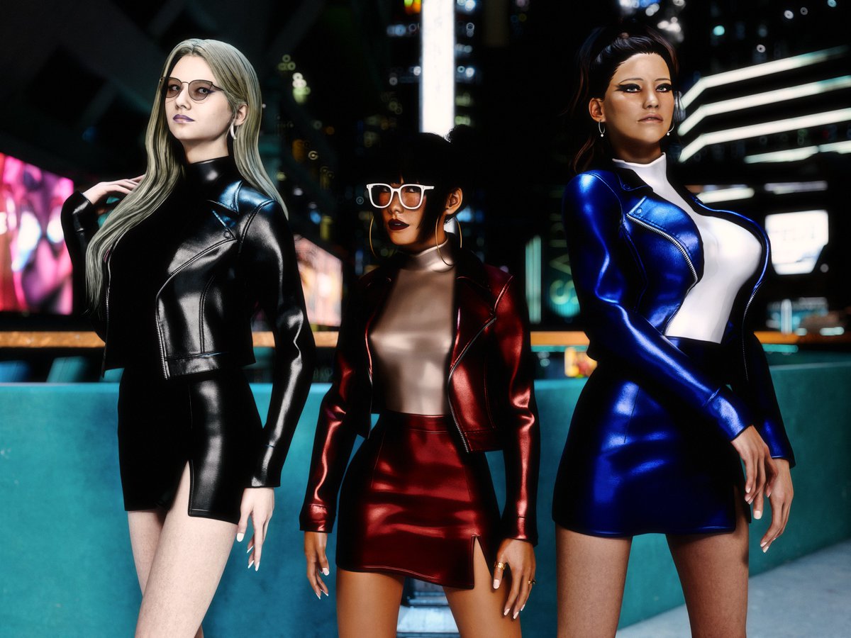 AerynWu's tweet photo. Night City Chic Outfit by @Atomiic_Vp X @Hyst_Vpics https://t.co/YfpxNG5IL9 #Cyberpunk2077 #Cyberpunk2077PhotoMode #VirtualPhotography #Reshade #VGPNetwork #ThePhotoMode #WIGVP #VGPUnite https://t.co/bdyh8xp665