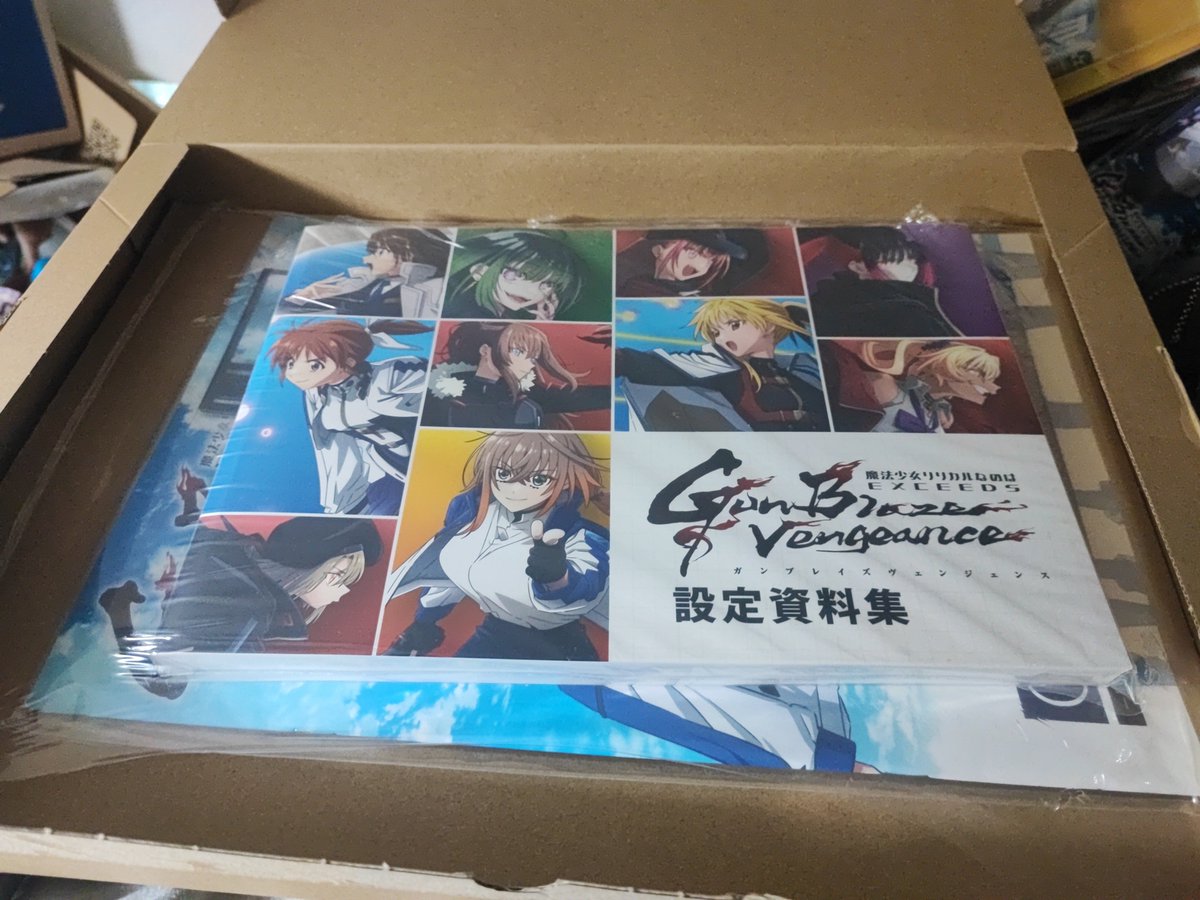 yrbbvars's tweet photo. 届いたー！
この雨の中ありがとうございます…！
#なのはEXGV https://t.co/c14IBi9As3