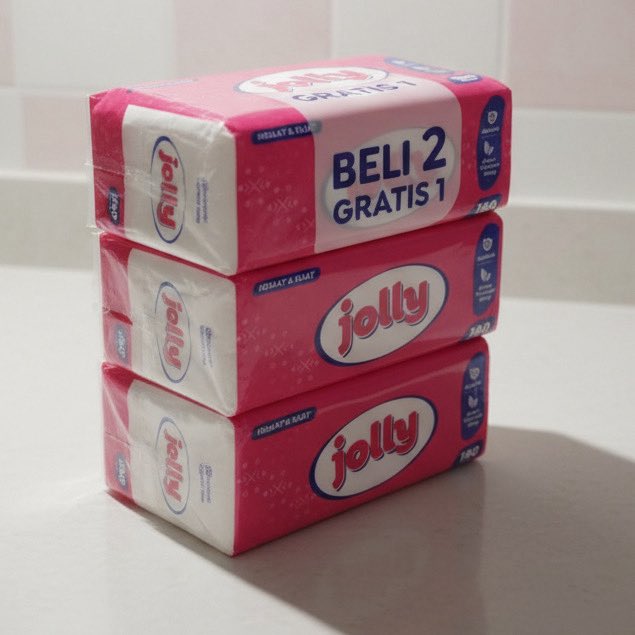 LincoJerlyn's tweet photo. Lagi promo hemat banget! Beli 2 Jolly Facial Tissue gratis 1 pcs 🥳 Tisu lembut, pas buat kebutuhan sehari-hari di rumah. 

Yuk checkout sebelum kehabisan! 
👉 https://t.co/3tepaj98AJ https://t.co/CN3cdg0y1Q