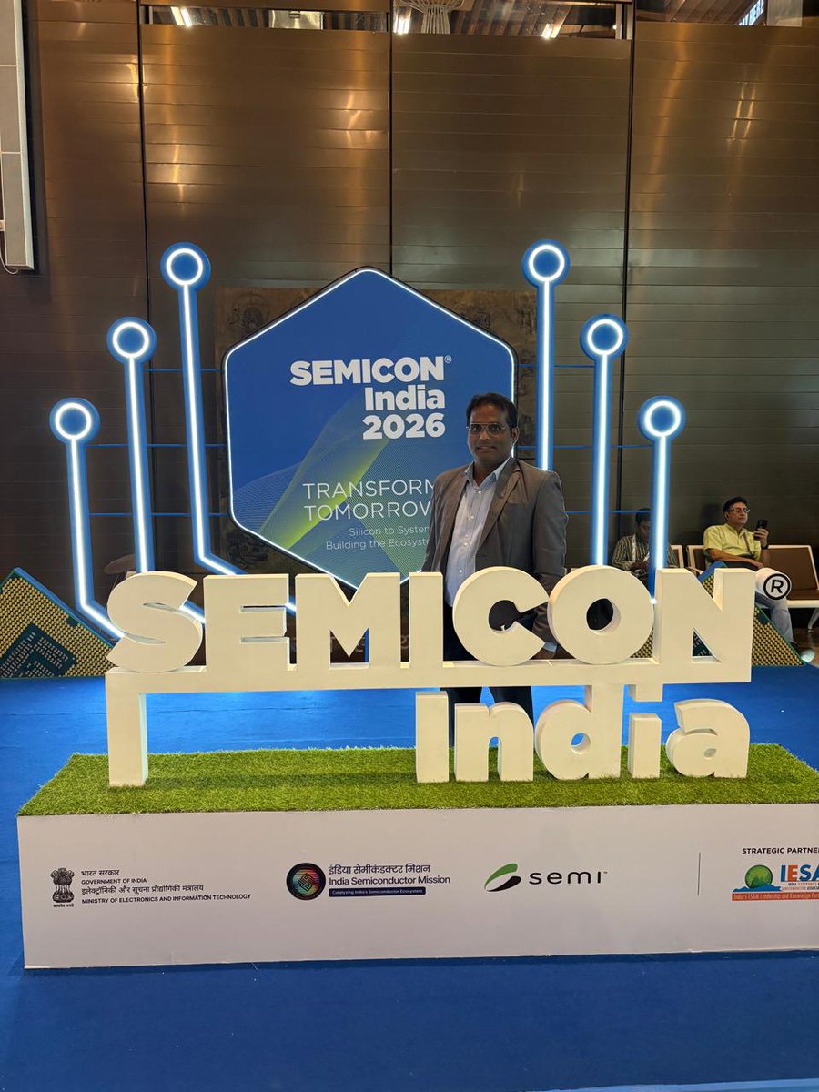 ReReldanIndia's tweet photo. Great two days at SEMICON India 2026. As India builds its semiconductor ecosystem, precious metals recovery must be part of the story. We help manufacturers protect value and turn residues into resources.
#SEMICONIndia2026 #PreciousMetalRecovery #Refining #ReReldan https://t.co/Dz5vCf2cxj