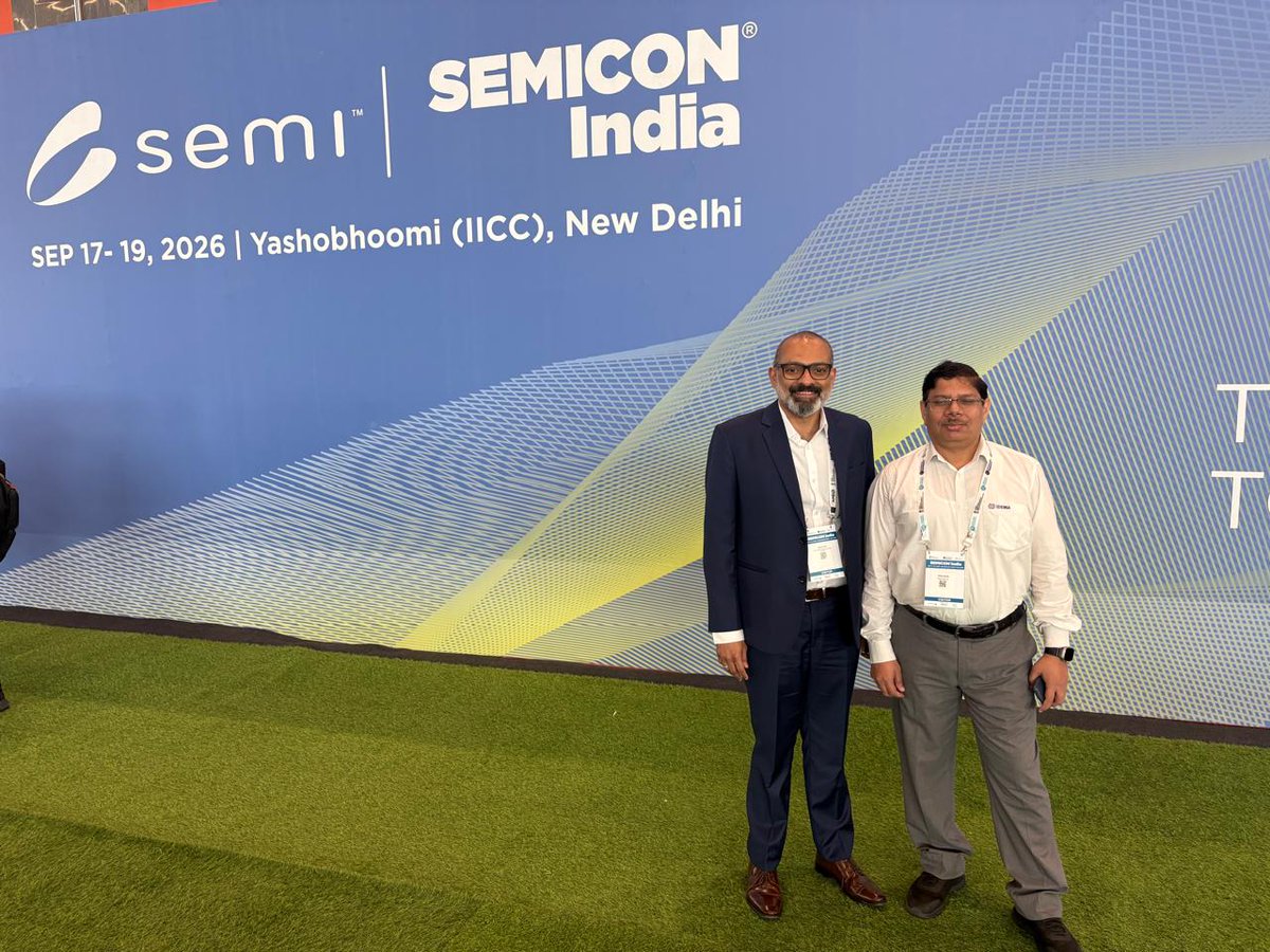 ReReldanIndia's tweet photo. Great two days at SEMICON India 2026. As India builds its semiconductor ecosystem, precious metals recovery must be part of the story. We help manufacturers protect value and turn residues into resources.
#SEMICONIndia2026 #PreciousMetalRecovery #Refining #ReReldan https://t.co/Dz5vCf2cxj
