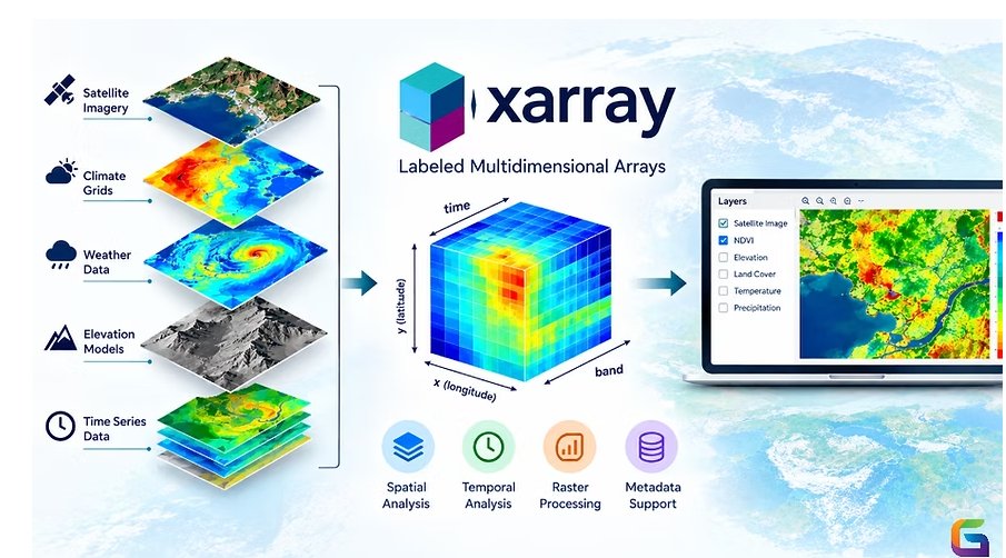 geowgs84's tweet photo. How to Use Xarray in Python for GIS and Raster Data Processing

https://t.co/FqBOWlgz53 https://t.co/vLMP6GmWO9