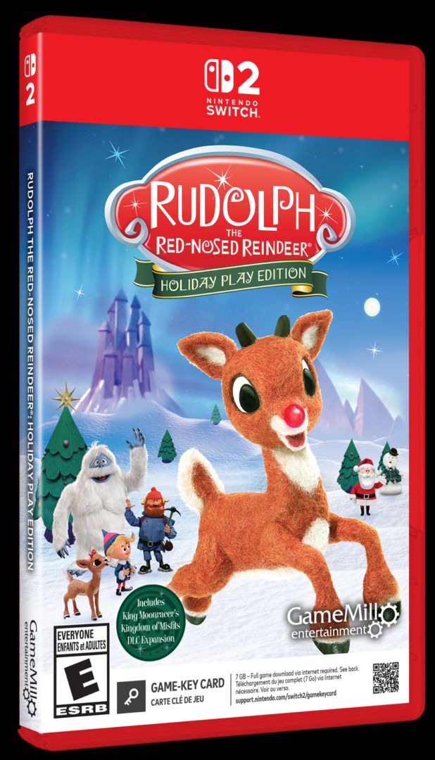 Wario64's tweet photo. Rudolph the Red-Nosed Reindeer: Holiday Play Edition (Switch 2 KC/Switch/PS5) up for preorder at Best Buy ($39.99) https://t.co/EARqw1rEzo #ad https://t.co/PXn4FeIPI4