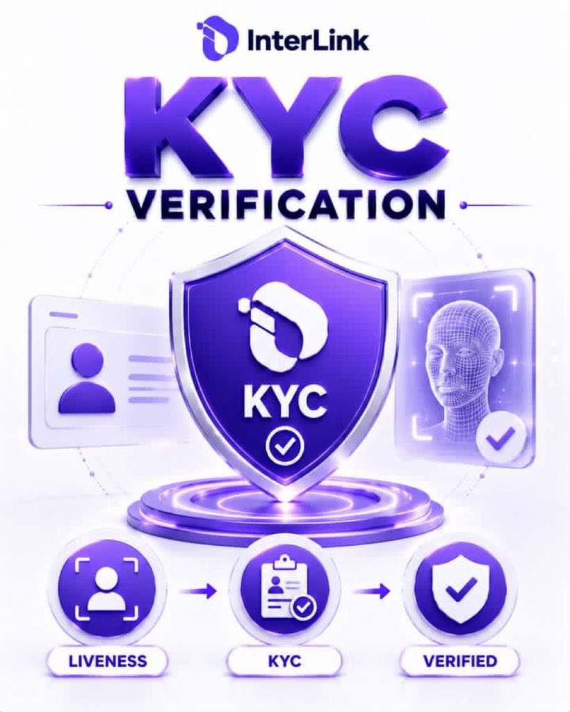 InterlinklabsEt's tweet photo. KYC Verification on InterLink Network: Know the Complete Process

InterLink Network is a human-verified blockchain platform where KYC through KYCPort further confirms your identity after the liveness check.

Why is KYC important?

Without completing KYC, you may not get access to higher mining rates and swap features. Many limit-related issues are linked to incomplete verification.

How does the process work?

✅ Verification is continuous — there are no fixed phases, and all users can be verified.
✅ Priority is not based on queue order; it is determined through contribution-based evaluation.
✅ Your queue position is not permanent — consistent activity can help improve your priority.
✅ With 24-hour Curator coverage, the queue can now move faster.

For Users Under 18

If you don’t have a standard ID, a birth certificate may also be accepted to complete KYC.

Stay active, keep contributing, and complete your verification!