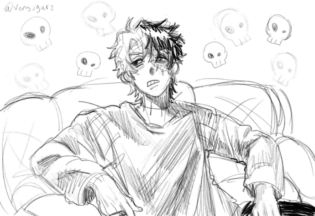 vensugarz's tweet photo. Late night Doc sketch 💀 #DrDeathArt https://t.co/pLHGUAJXPg
