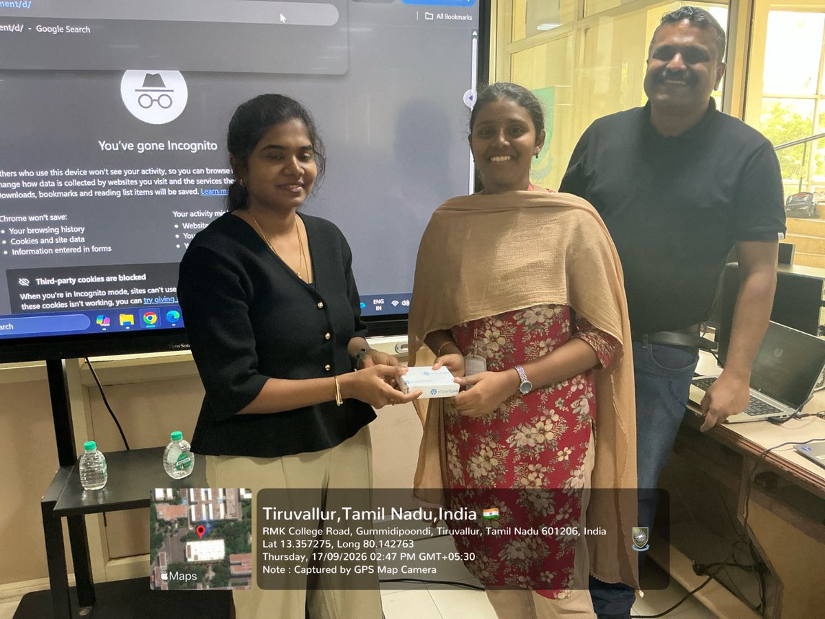 rmk_college's tweet photo. ❄️ Celebrating the Success of "Snowflake Day" at RMK Engineering College! 🚀
The Department of Computer Science and Business Systems (CSBS) successfully organized Snowflake Day! With an overwhelming turnout of over 200 students and faculty members, the event was a remarkable. https://t.co/A6Ao5htCNg