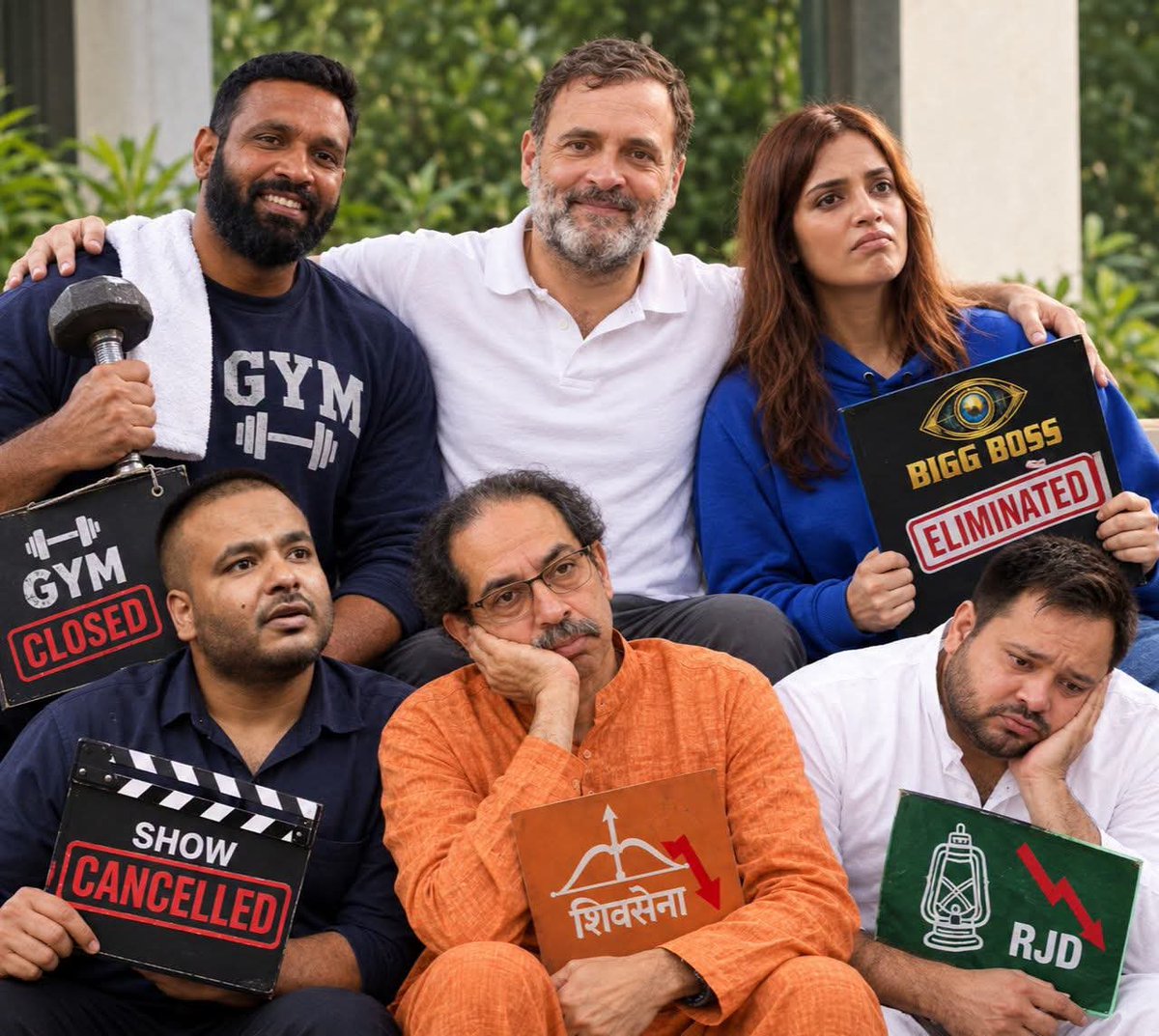 ArunKoslii's tweet photo. पनौती किसे कहते हैं....

 राहुल गांधी मोहम्मद दीपक से मिले.....उसका जिम बंद हो गया.

 राहुल गांधी रिया अहीर से मिले....इसको Big Boss से निकाल दिया गया.

राहुल गांधी नीशू आजाद से मिले....उसे घर से निकाल दिया गया....उसके भीख मांगने की नौबत आ गई....लोग 1-1 रुपया UPI पर भेज रहे हैं.

राहुल गांधी नोएडा वाली रुचिका सिंह से मिले....वो जेल चली गई.

कल राहुल गांधी एक pron कॉमेडियन से मिले....उसके सारे शो कैंसल हो गए.

राहुल गांधी उद्धव ठाकरे से मिले....उसकी पार्टी ही खत्म हो गई.

 राहुल गांधी तेजस्वी यादव से मिले....बिहार मे RJD साफ़ हो गई.

राहुल गांधी ने कॉंग्रेस संभाली...कॉंग्रेस का बंटाधार हो गया.

एक तरफ मोदीजी का सूत्र है....

"सबका साथ...सबका विकास.."

दूसरी तरफ राहुल जी का सूत्र है....

"जिसका साथ...उसका विनाश.."

.....असली पनौती इसको कहते हैं....😁😁

जय श्रीराम 🙏🚩