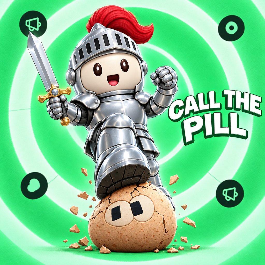 Pumpillsol's tweet photo. 📢CALL THE PILL

@Pumpfun VS @fomo 

💊Pill vs Egg 🥚 https://t.co/L4PiTiUQCT