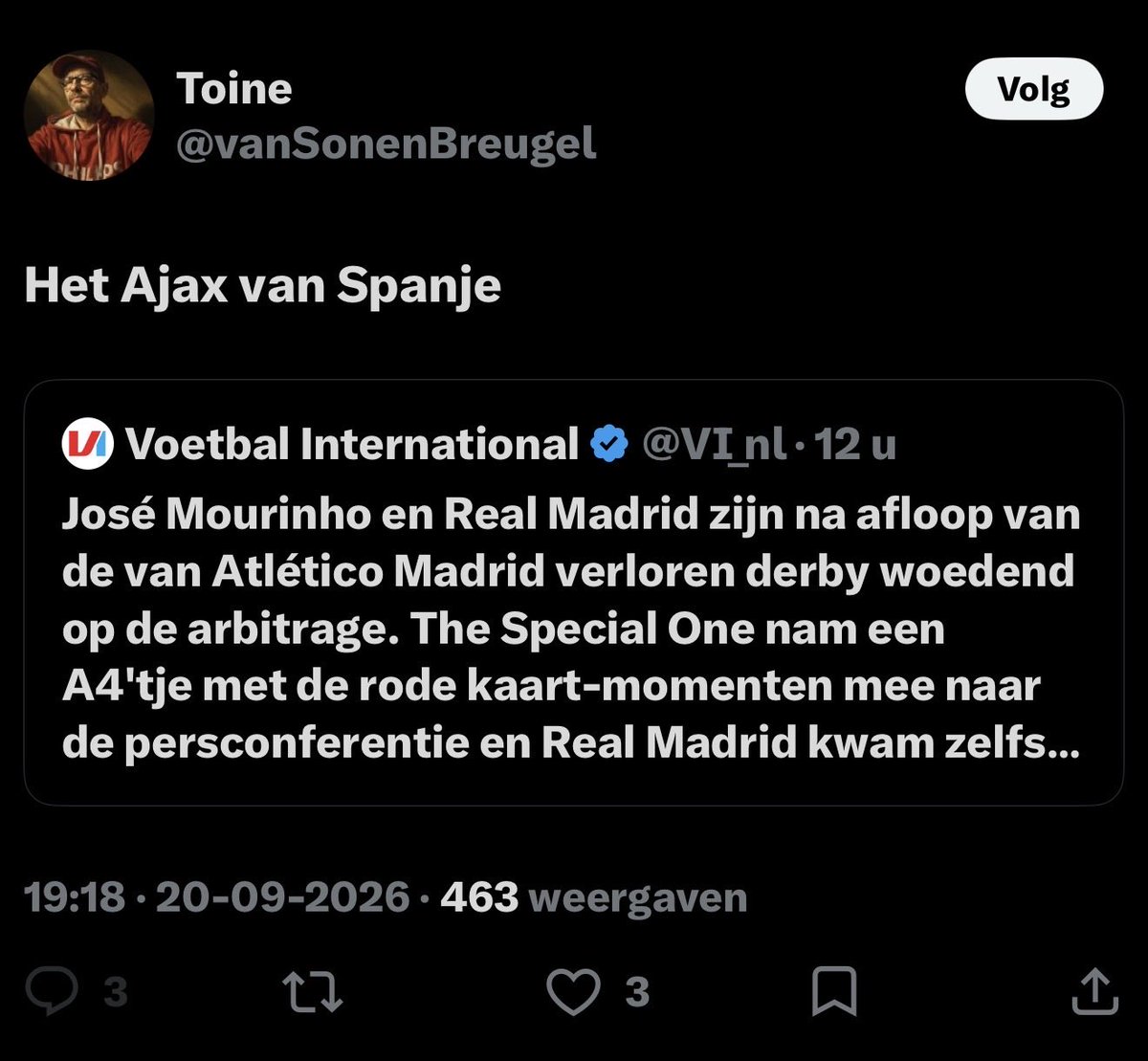 DesAjax's tweet photo. Haha ik mag niet meer reageren van Twanneke uit Son. Hij trekt een -zichzelf als een standaard psv er gedragende Ajacied -niet meer. Psv, de club waar de knvb op matje moest komen (2022 nog) na een pingel tegen😂😂 Twanneke zit er doorheen. #psv #ajax #twepsv #espn @VI_nl https://t.co/dphhFVyiVd