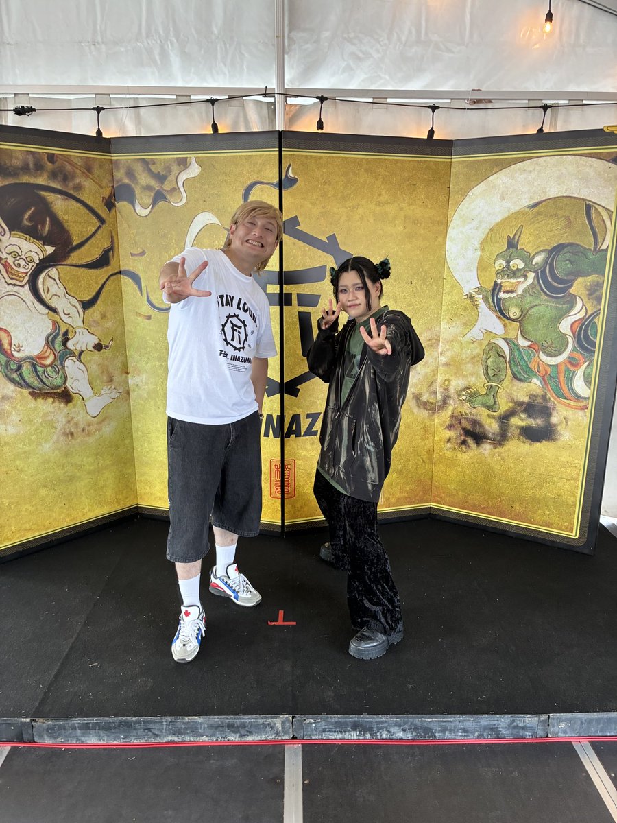 jpmaesaka's tweet photo. Circus Funk以来だね🟢🐐間もなく開演です⚡️スリーピース #Chevon #フェストイナズマ https://t.co/CrA8nVf8yu