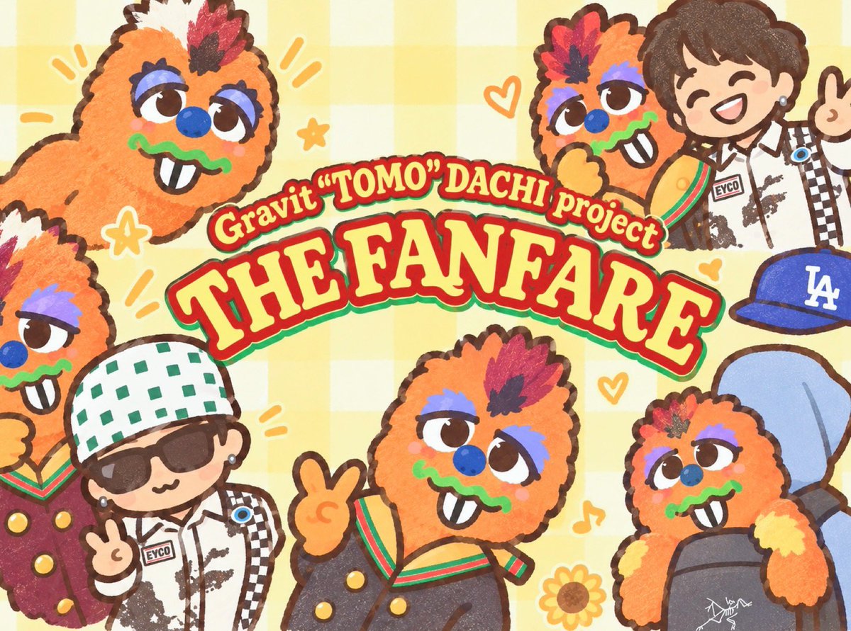 ___cn_kid's tweet photo. Gravit “TOMO” DACHI project
『THE FANFARE』

大成功しますようにーっ🌟

 #RAGPOUND  #ラグパン
 #KidTwiggz https://t.co/QVgT85a2Cj