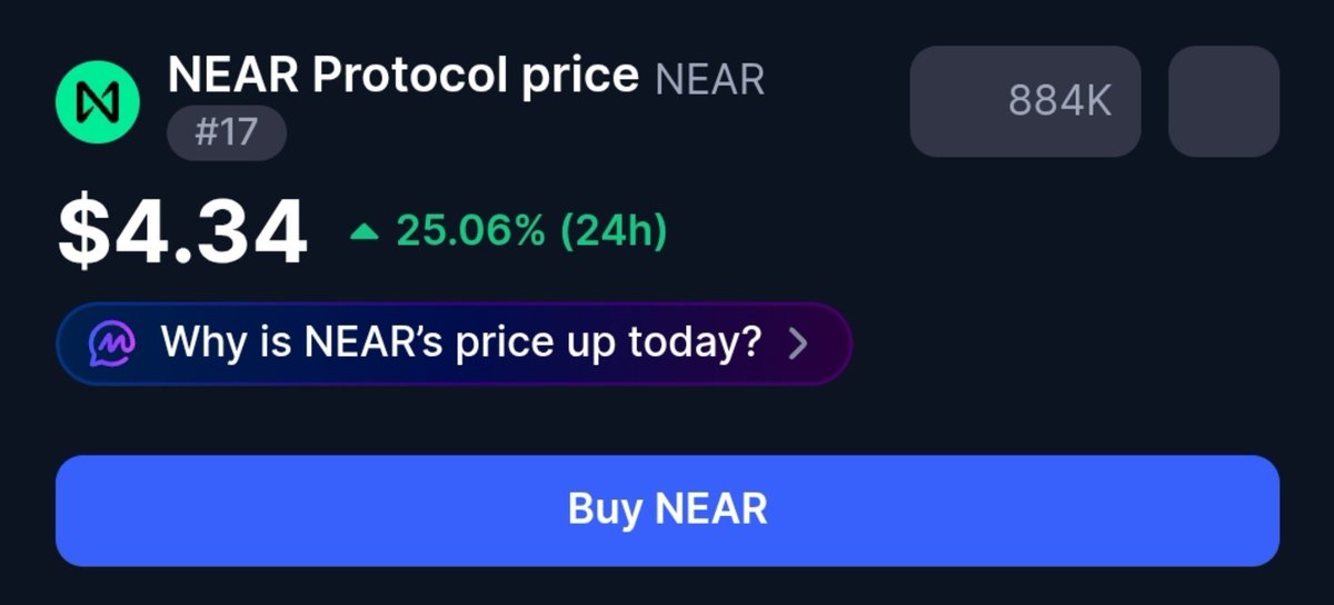 Rjofficialearn's tweet photo. $HOT Airdrop Could Be Coming Soon? 👀🤦‍♂️

$NEAR has just hit $4.34, 📈 https://t.co/kgwNpe2jzo