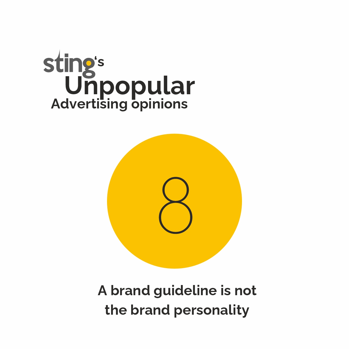 sting_ad's tweet photo. A brand guideline tells you how a brand should look.
A brand personality tells people how it should feel.
#StingCommunications #AdvertisingOpinions #BrandPersonality #BrandStrategy #BrandBuilding #CreativeThinking #AdvertisingAgency #CreativeAgency #BrandIdentity https://t.co/EgcHEzVefN