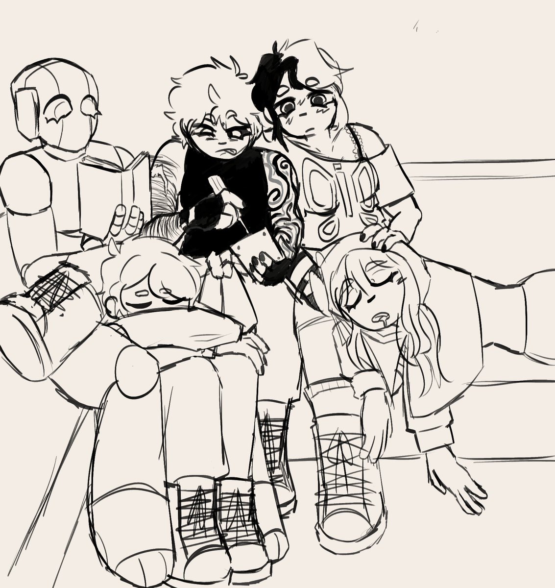 ArkAngel009_'s tweet photo. Post-Session Decompression

#nqh #notquitehuman #branzyfanart #meagonfanart #shaunajadefanart #magicsingsfanart #joshmanikusfanart https://t.co/3b2q2ePOdt