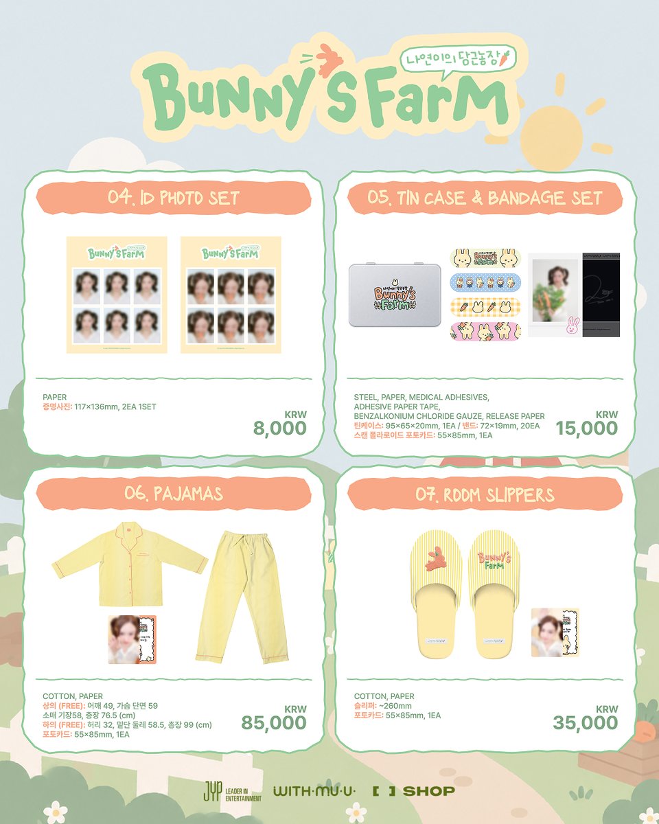 the_FANSSHOP's tweet photo. 나연이의 당근농장 [Bunny's Farm]
OFFICIAL MERCH

COMING SOON🐰🥕

📅9.23 WED 11:00 (KST) ~
🌐FANS SHOP

#TWICE #트와이스 #NAYEON #나연
#BUNNYSFARM #나연이의당근농장
#FANS_SHOP #팬즈샵 https://t.co/ARDgy5yHlR
