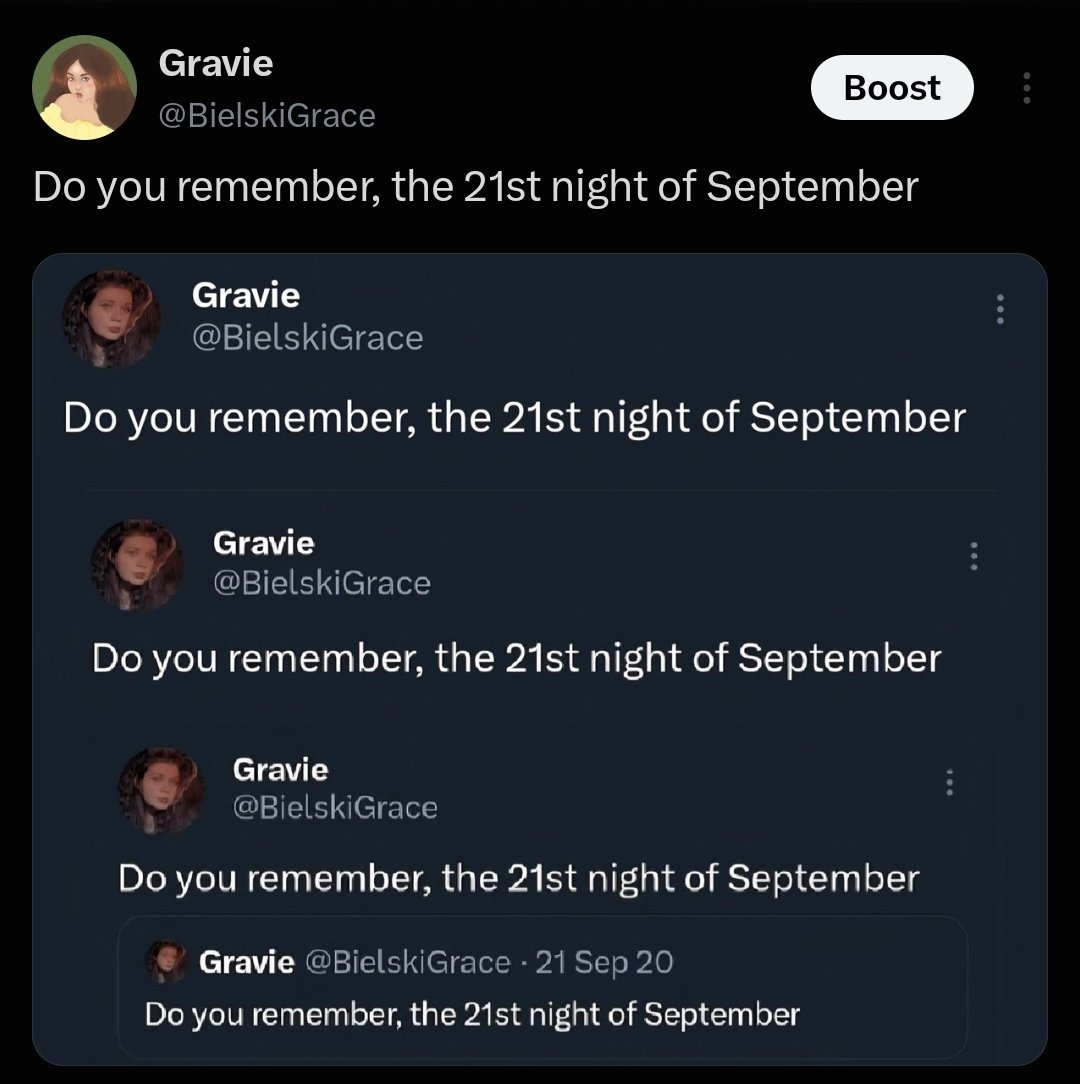 BielskiGrace's tweet photo. Do you remember, the 21st night of September https://t.co/QbH7atF3Bm