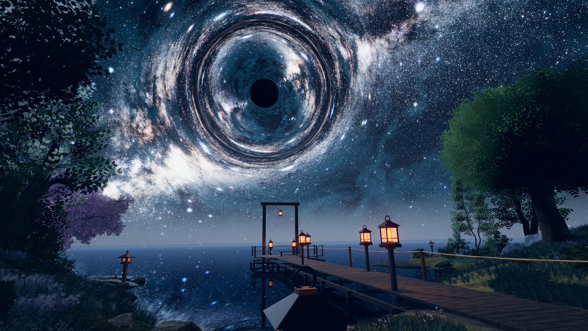 Bradlee1011's tweet photo. World name: Nights Edge · 宵の果て
By: Humu humu
Platform: PC

#VRChat #VRChat_world紹介 https://t.co/kVJhUKmIo4