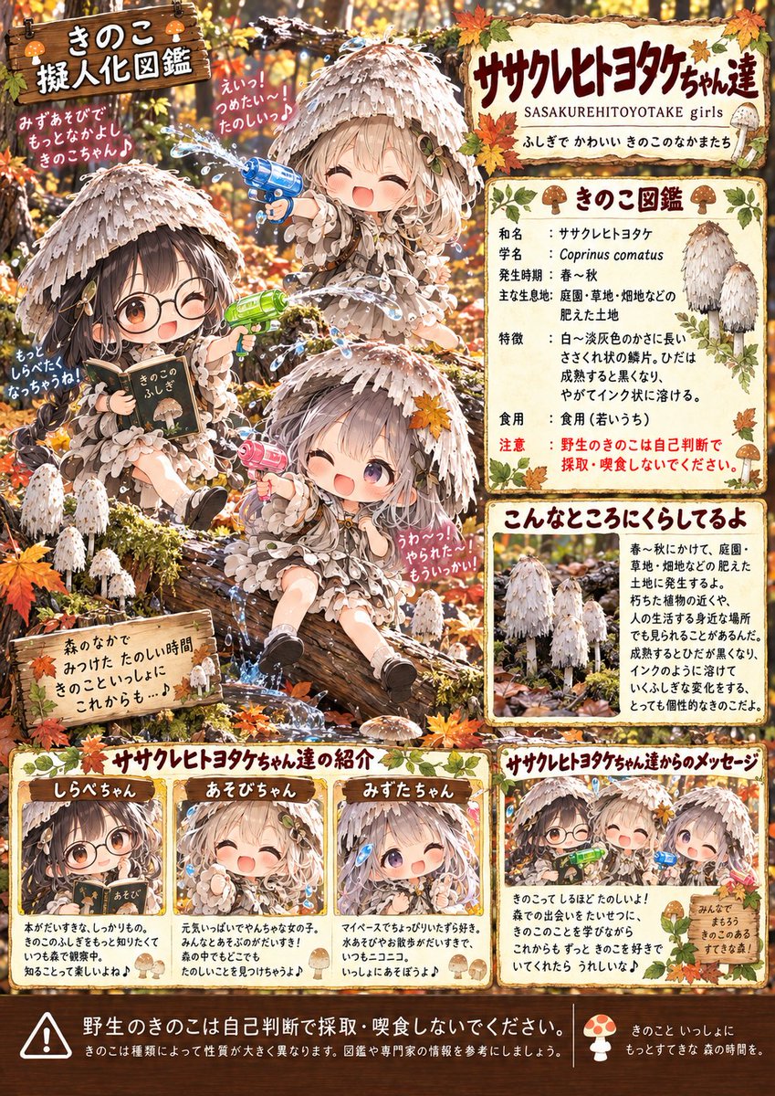 UhuqSXhiHm20234's tweet photo. 【きのこ擬人化の会】ササクレヒトヨタケちゃん🍄 https://t.co/mxqrwFZbu9
