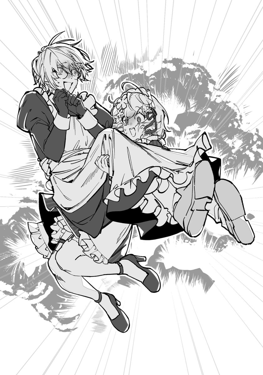 MottariQuestion's tweet photo. 頼れる先輩メイド https://t.co/OcIMwdf8ga