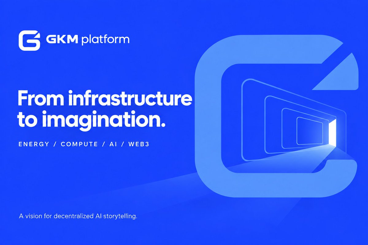 GKMplatform's tweet photo. Meet GKM platform.
Our vision: connect green energy, compute and AI short dramas in a decentralized streaming ecosystem.
From infrastructure to imagination.
Follow our journey.
#GKM #AI #Web3 https://t.co/UenUNqhOuh