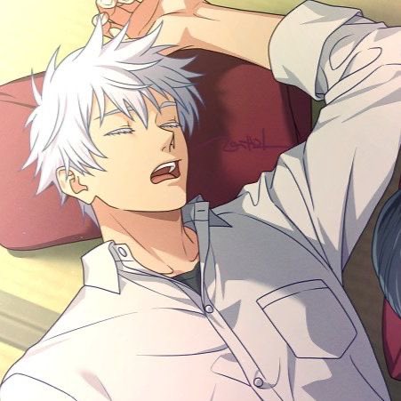 starlessatoru's tweet photo. gojo is the type to take all the space in bed and be completely shameless about it https://t.co/Rw83Rr7niY