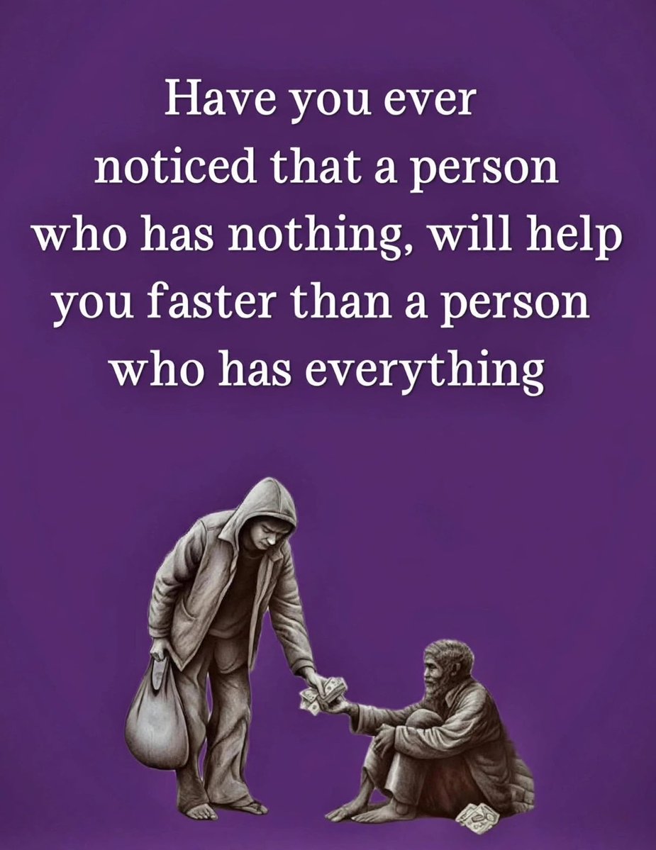 bheavs17's tweet photo. Sometimes, the people who have the least in life, carry the greatest wealth in their hearts.
They may not have much to offer,
but they never hesitate to share what they have.
Because kindness doesn't come from abundance, it comes from understanding someone's pain.
A person with a humble heart can give you more than someone with a pocket full of riches.
