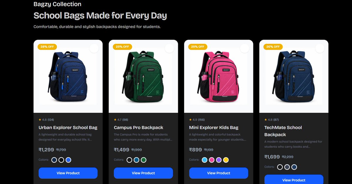 harsh444577's tweet photo. What rating would you give this design out of 10?
Iโm trying to improve with every project, so honest criticism is welcome.
#WebDesign #ReactJS #GSAP #UIDesign #UXDesign #FrontendDevelopment #WebDevelopment #100DaysOfCode https://t.co/ROtFC1R1y5