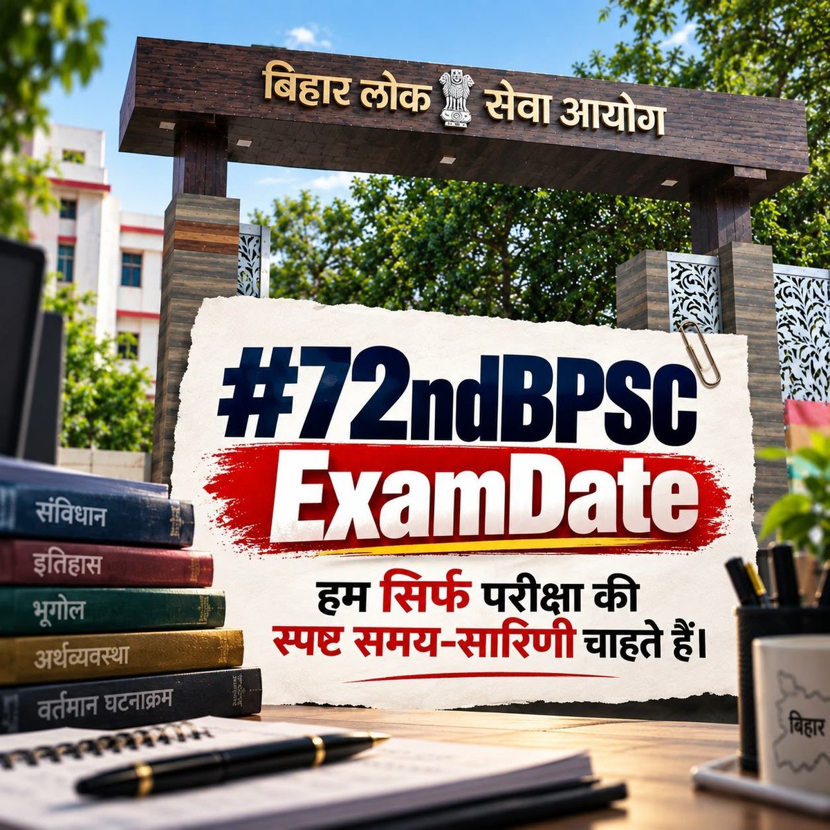 MissGupta700's tweet photo. #72ndBPSCExamDate 

@officecmbihar 
@IPRDBihar 
@BPSCOffice 
@samrat4bjp https://t.co/DvR558kJn1