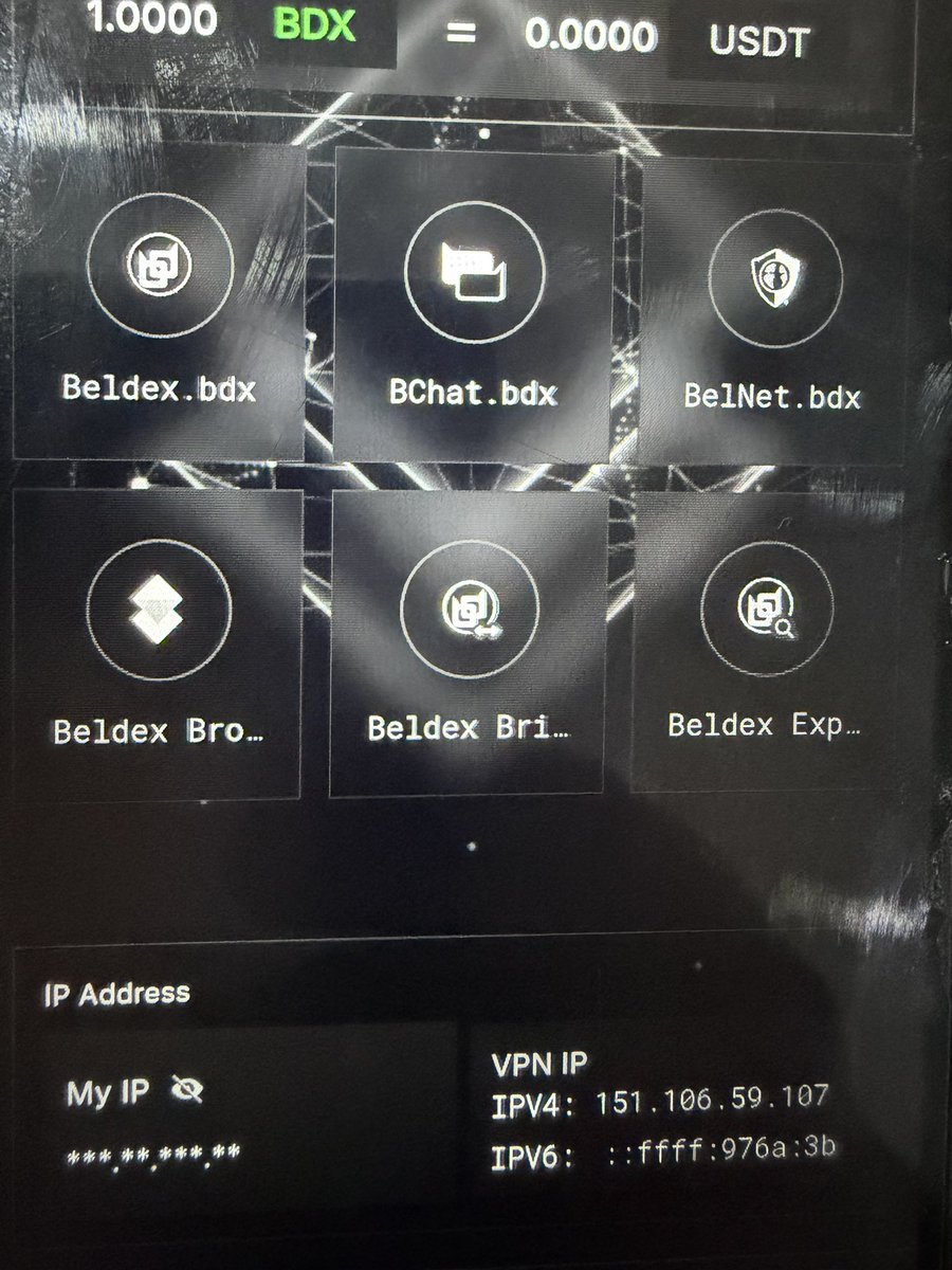 nelsnworie's tweet photo. i finally installed the beldex browser and opened it properly today.

the first thing i noticed was that the browser brings privacy features, beldex services and even the $BDX market update into one interface.

the home screen already connects you to the rest of the beldex ecosystem.

there is beldex.bdx, bchat.bdx, belnet.bdx, beldex bridge and beldex explorer right there.

so instead of opening different apps or searching for each service separately, the browser puts them in one place.

i also noticed that it shows my normal ip and a separate vpn ip on the home screen.

then i found beldex ai inside the browser.

you can ask it to summarize a page, explain content or help with what you are reading without leaving the browser.

that was probably the part i did not expect to see inside the browser.

i haven't used every feature deeply yet, so i'm not going to pretend i have.

but even from this first look, i can see what beldex is trying to do.

the browser is not only being used to open websites. it is also becoming a starting point for accessing different parts of the beldex ecosystem.

i'm going to spend more time using the browser and test some of these features properly.

for now, my first takeaway is simple:

you open one browser and the rest of the beldex stack is already sitting there.

@BeldexCoin