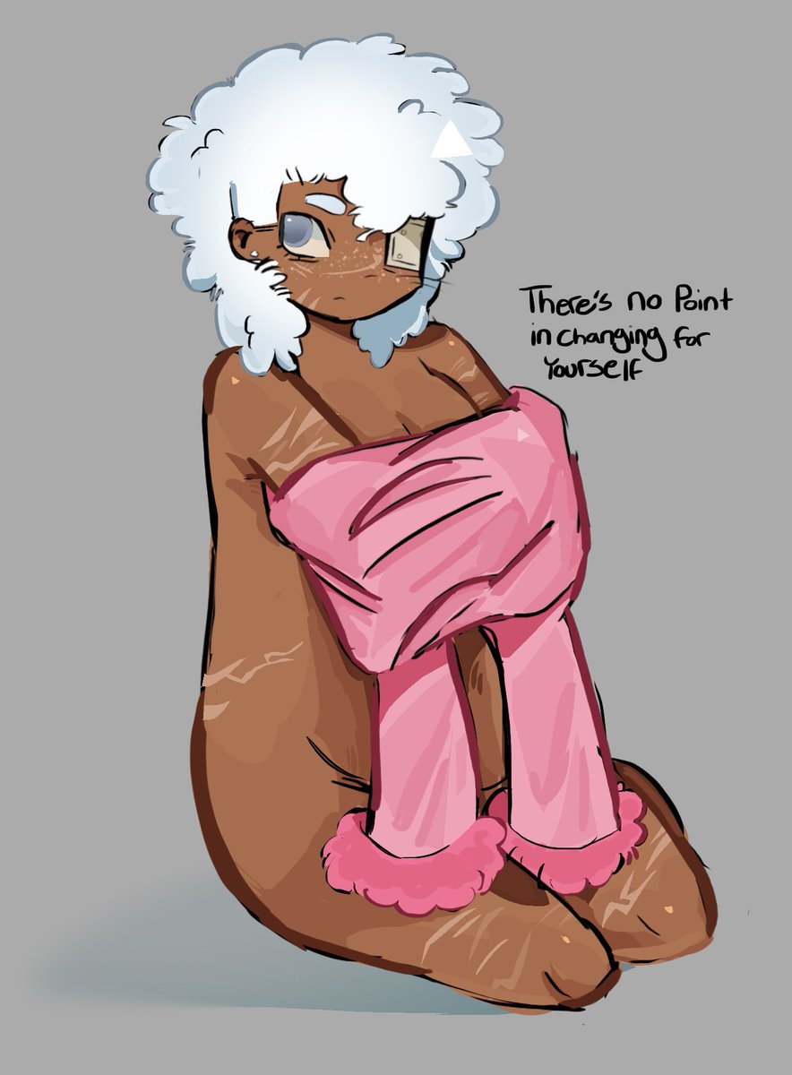 Jamtartsz's tweet photo. cw // nonsexual nudity
.
.
.
.
.
you’ll always be someone you’re not 
#objectifiedcomic #objectifiedcomicfanart https://t.co/DfR9qzKLe0