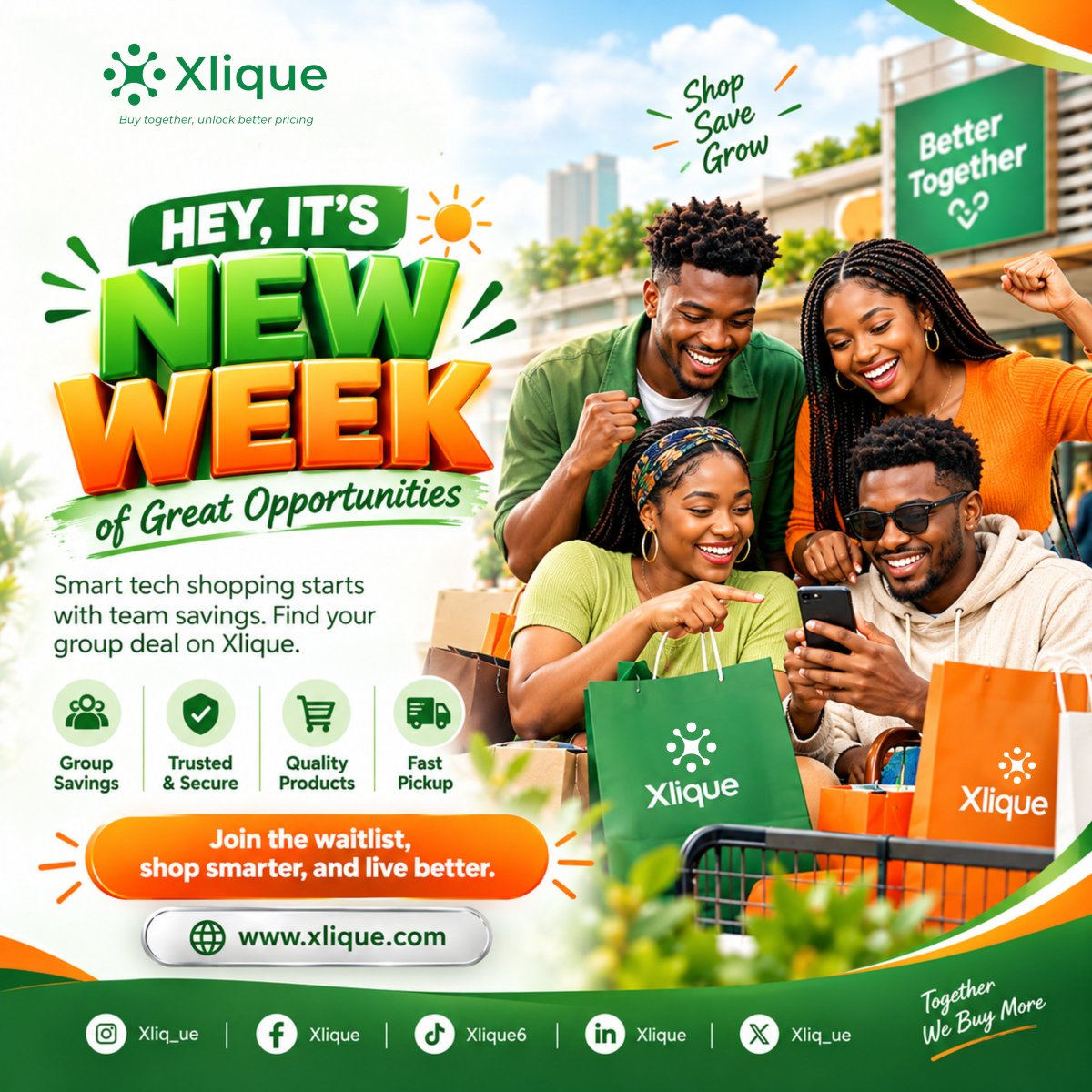 Xliq_ue's tweet photo. Your community already has buying power.

Xlique helps you use it to unlock bulk savings, simplify coordination, and make shopping more rewarding for everyone.

Join the movement: https://t.co/HpNgKRosU9
#BulkSavings #Xlique https://t.co/oEdig8kEWg