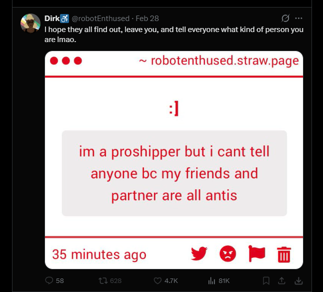 grimrosegarden's tweet photo. im actually fuming at how evil and ignorant this person is and at the fact that there are people that are on their side https://t.co/rzpTzXHImR