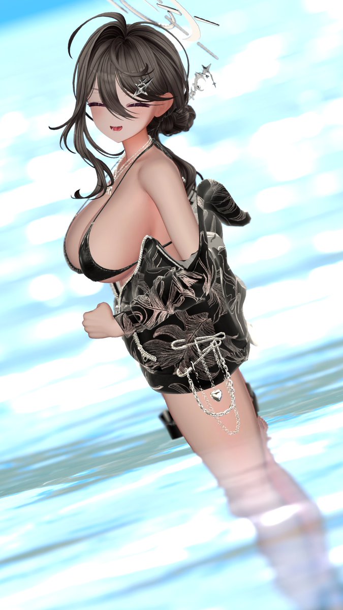 erai_ca's tweet photo. 夏らしいこと何もせず終わったから、水着改変供養 https://t.co/OsKvc0nzxw