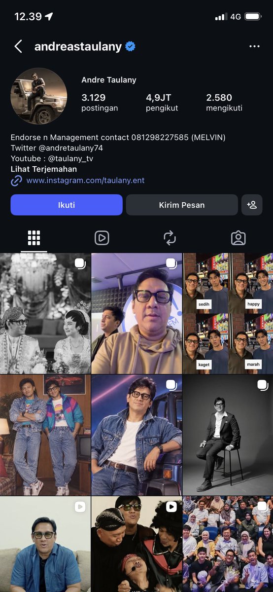 txtdri's tweet photo. keliatan banget si pak haji ini kecintaan sama amanda. di IG amanda sama sekali ngga ngepost / story apapun.

jadi curiga sebenernya dia di restuin kaga ya sama ortunya nikah sama andre taulany.. 😭 https://t.co/Cc6aqIUzpa