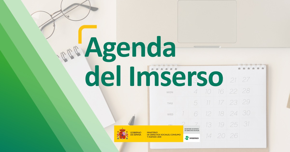 Cartelería asociada a la agenda del Imserso.
