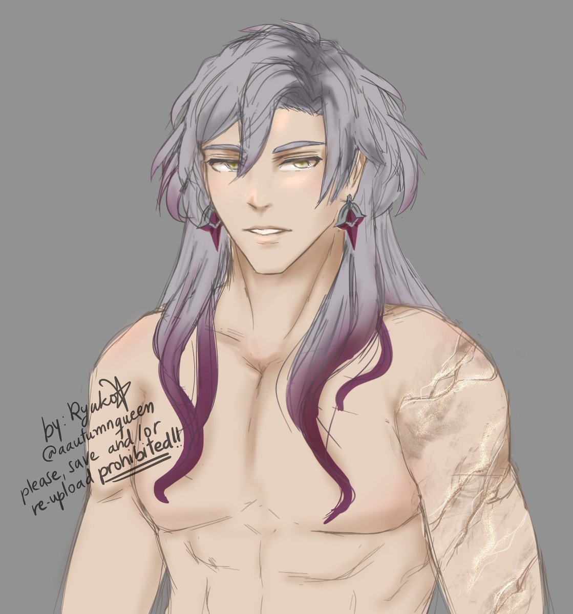 aautumnqueen's tweet photo. Constantine XI (alter) concept -wip-

The “marks” of his left arm were added to test and remind marble (I’ll make it look better later). Part of the concept is that I want to make the legend of the “Marble Emperor” an important element of him

#コンスタンティノス11世
#fanservant https://t.co/HRrdBm8YkU