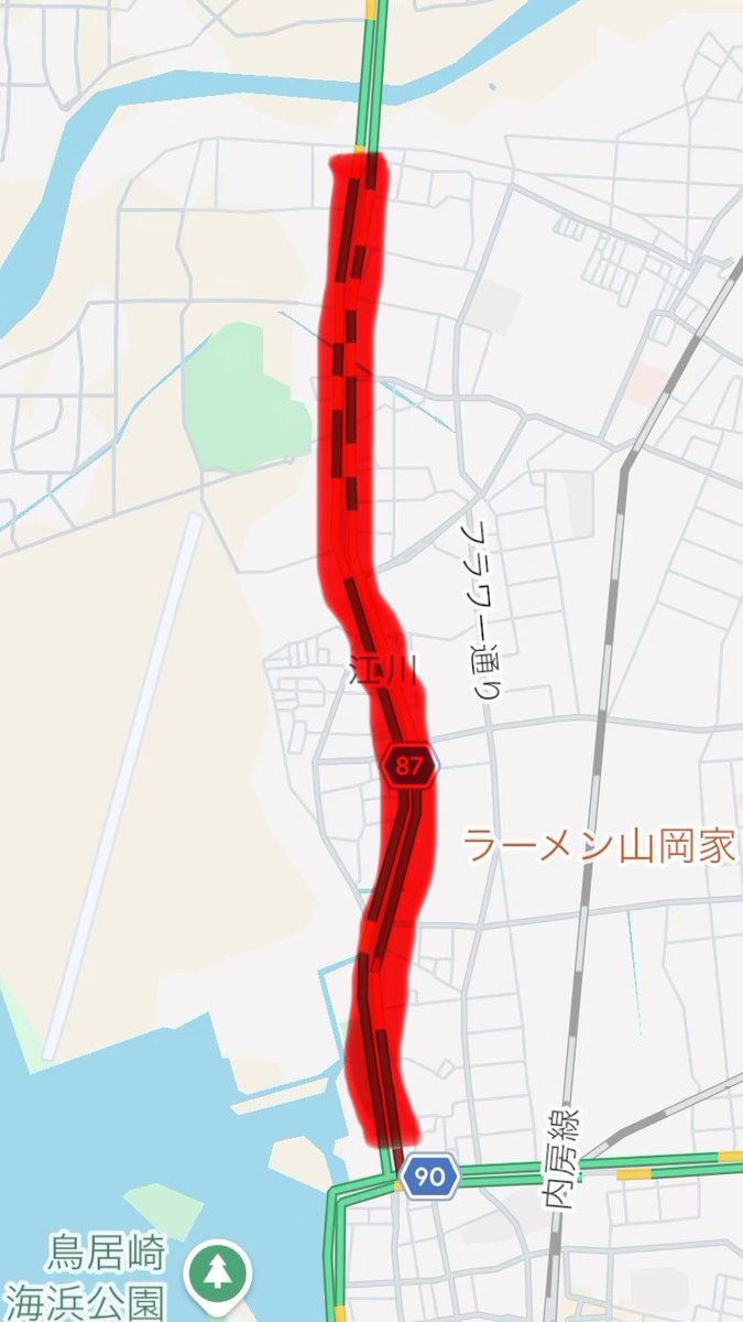hidepp3's tweet photo. ⚠️⚠️⚠️ 水没🚙注意 ⚠️⚠️⚠️

県道87号 金木橋 ↔️ 木更津市 新宿

タイヤの半分以上 水没する箇所が多数
特に 江川あたりは ヤバい😱
（途中でUターンして どうにか帰宅）

要 絶対 迂回 回避、

てか他の道路も冠水してる場所が多いので 外に出ない方がいい https://t.co/vLdNsqJAQT
