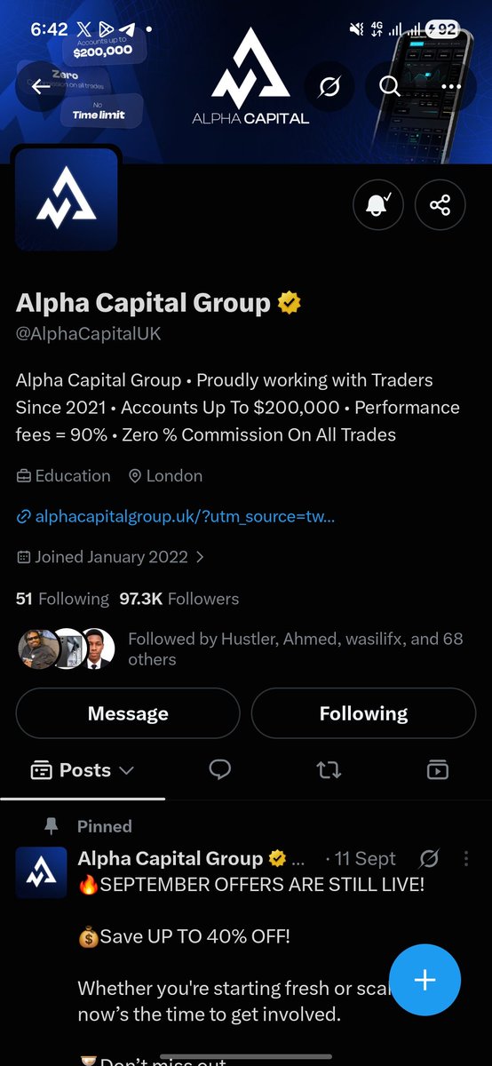 Ozefame's tweet photo. @traderjamesfx @AlphaCapitalUK All tasks completed ✅️ 

J650
@FaeBearnazq
@Jordana_jp_ 
@MAR_V_3L https://t.co/zw4Py4JOF2