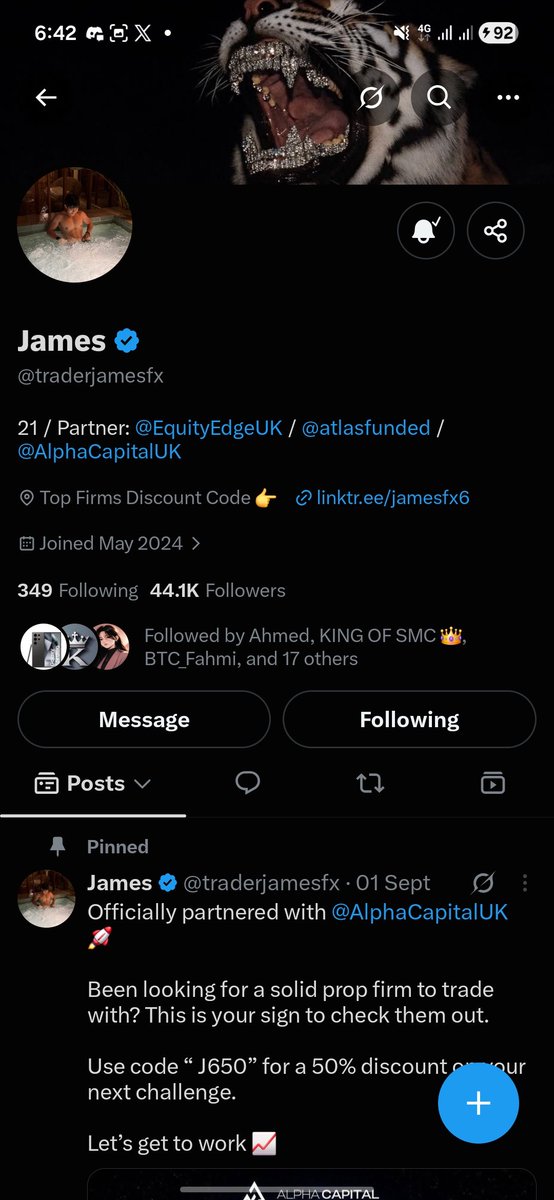 Ozefame's tweet photo. @traderjamesfx @AlphaCapitalUK All tasks completed ✅️ 

J650
@FaeBearnazq
@Jordana_jp_ 
@MAR_V_3L https://t.co/zw4Py4JOF2
