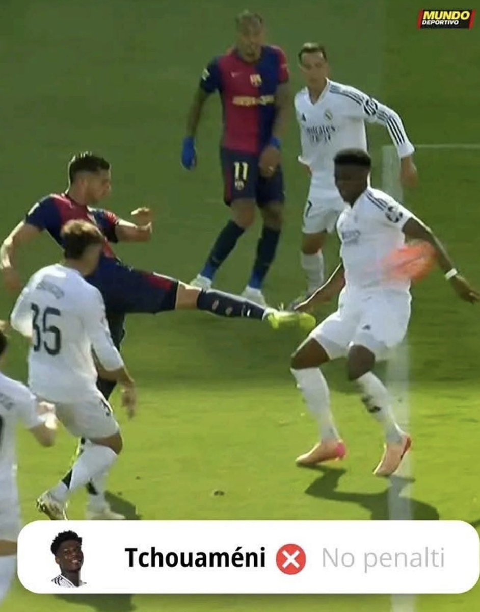 FullTime90X's tweet photo. 🚨🇪🇸 Javier Tebas:

🗣️ “I will not tolerate this defamation of the league from Real Madrid. They are bringing up Negreira and Barcelona again after a defeat against Atlético Madrid, without any reason. 🔵🔴

🗣️ “The court has already cleared Barcelona in the Negreira case, yet Real Madrid still want to keep bringing it up. If they don’t stop, there will be serious sporting and financial punishments against them. ⚠️

🗣️ “Referees make mistakes — that is part of football. But you cannot get away with defaming the league every time there is a decision you don’t like.

🗣️ “There have also been plenty of decisions over the years that have gone in Real Madrid’s favour, like the handball penalty that was not given against Barcelona in 2025.” 🔵🔴