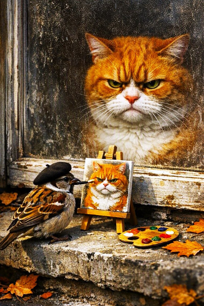 DigitalArtKyiv's tweet photo. When art is created with love, it touches hearts. This little artist in a beret proved: size doesn't matter, what matters is how much soul you put into every brushstroke. #ArtFromTheHeart #LittleArtistBigTalent #RomanticArt #CreativePassion #WhimsicalMagic #ArtisticSoul https://t.co/1dprLGJaNu