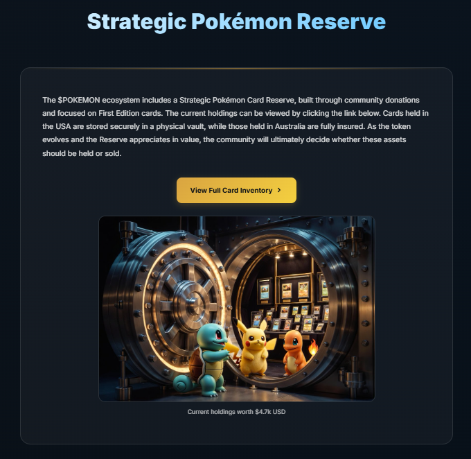 PokemonFansBase's tweet photo. 1st edition Strategic Reserve updated: 801 cards worth $4,748. We keep accumulating.  

Visit https://t.co/987tounxXE for more info. https://t.co/OYFrb6NnJ0