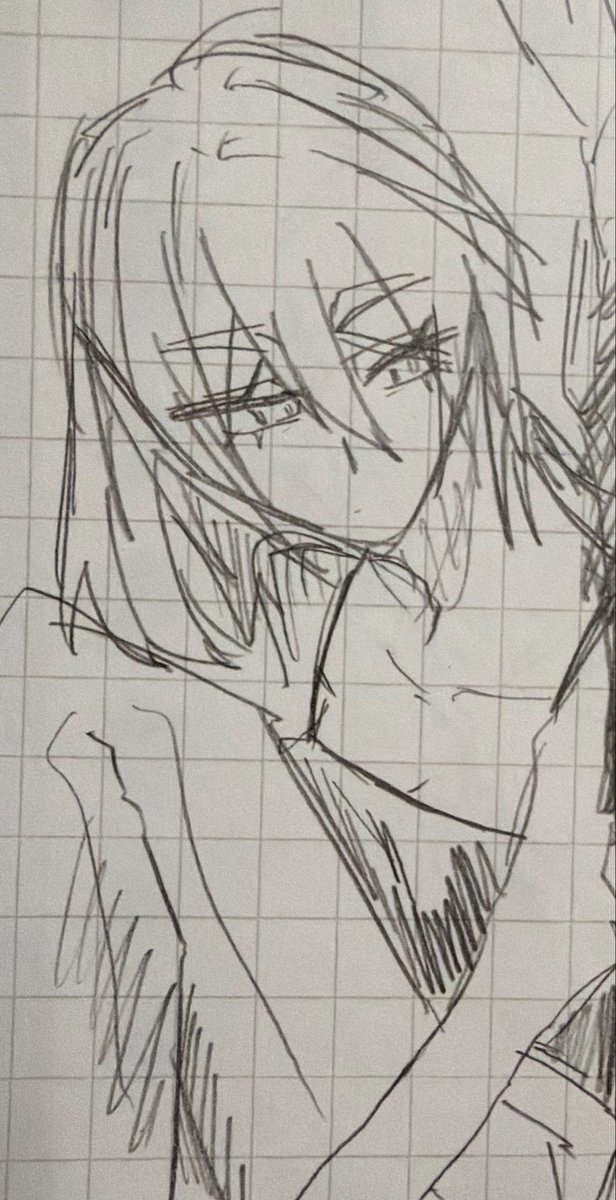aojisosoumen811's tweet photo. 過去絵が出てきた
今見ると身体全然描けてなかった https://t.co/7z8Uen6z9Z