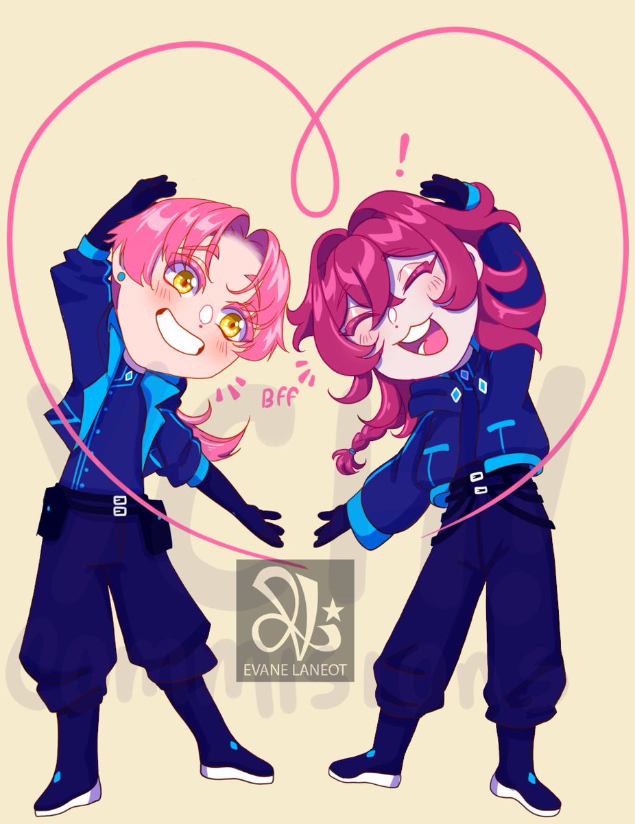 EvaneLaneot's tweet photo. @velunee_art was working on these for commission examples! https://t.co/4YL1QWNC60