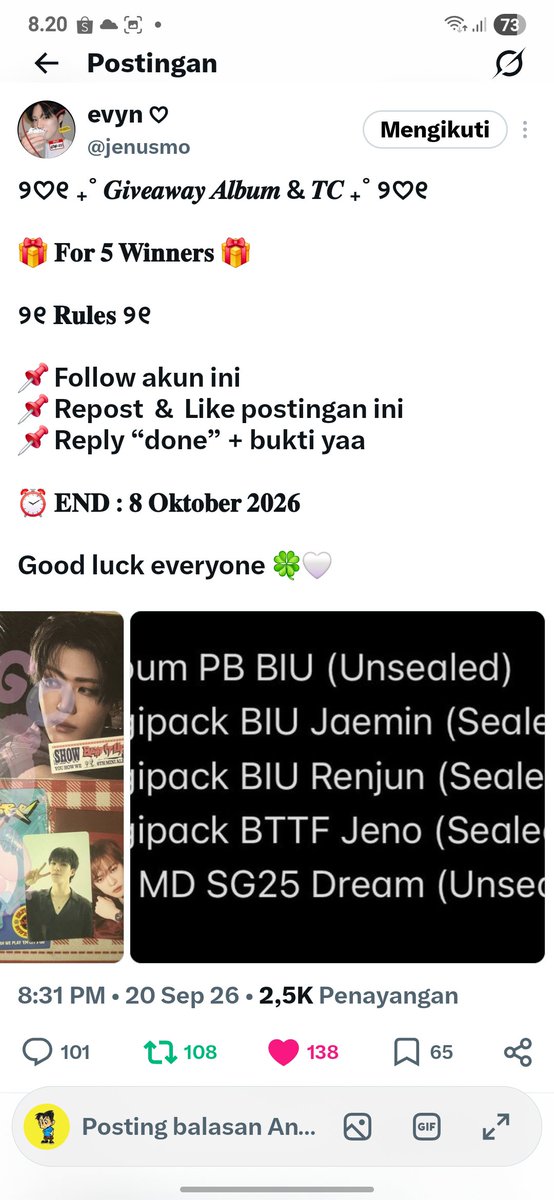 LoafloveMk_'s tweet photo. @jenusmo done kaa🕺🍀 https://t.co/un8VaTJIyk