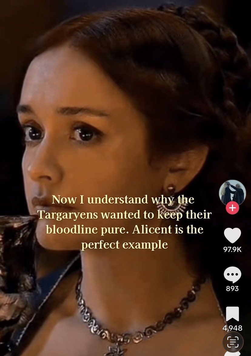 cercent's tweet photo. but don’t yall constantly call alicent’s children “hightowers” as an insult and claim that they’re not real targaryens. acting like a victim and mind you this is what yall were saying about alicent a few weeks ago https://t.co/RQBMXzTTjM