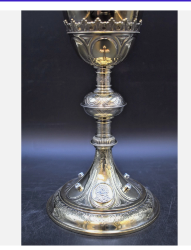 BrendanTHamtil's tweet photo. Ornate Antique Gothic Chalice + All Sterling + All Handmade for sale! Asking for $3,730! Contact us at 913-710-0025!
#kc #parish #america #forsale #catolica #christ #kansascity #church #ks #saints #holyweek #missouri #catholicfamily #kcmo #catholicarchitecture #Mary #catholic https://t.co/2QbleEYoRl